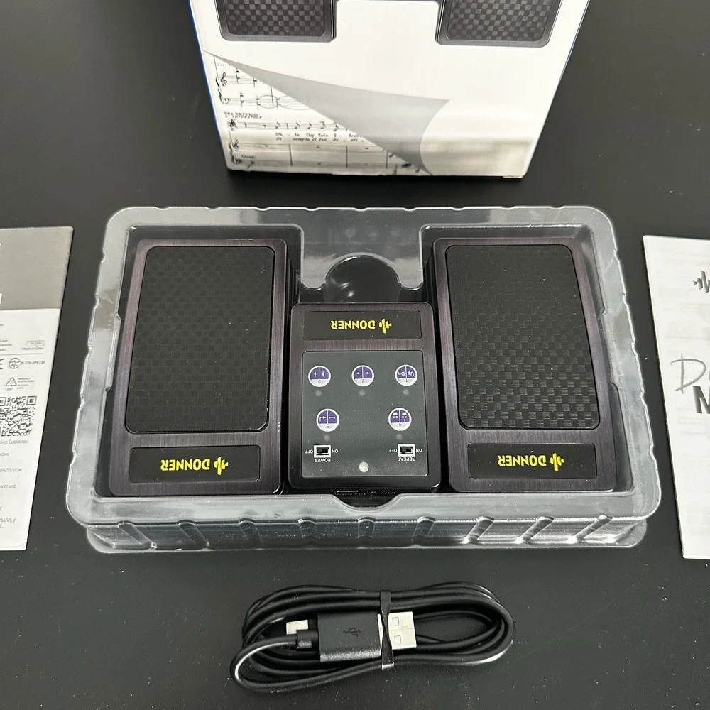 Donner Wireless Bluetooth Page Turner Pedal for iPad Tablets Phone Foot Pedal